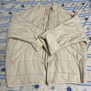 Free People Cream Dolman Jacket